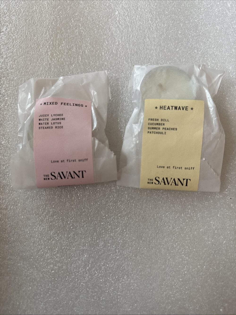 new Savant Tea light Candles Mini Sample Heatwave And Mixed Feelings